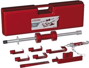 Обратный молоток СОРОКИН 6.121 механический, с насадками, 11 предметов Обратный молоток СОРОКИН 6.121 механический, с насадками, 11 предметов