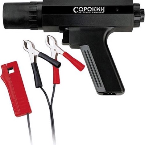 Стробоскоп СОРОКИН 21.20 для бензиновых двигателей 12В, 0-60 гр. Стробоскоп СОРОКИН 21.20 для бензиновых двигателей 12В, 0-60 гр.